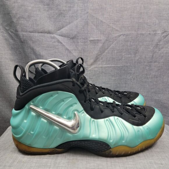 Size 15-Nike Air Foamposite Pro Island Green 624041-303 Men\'s Basketball GS main image 10